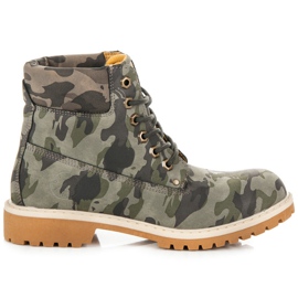 Mckeylor Cazadoras de camuflaje para mujer verde