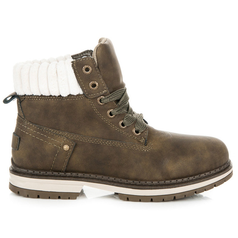 Ideal Shoes cazadores verdes