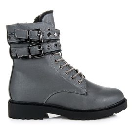 Betler Botas de trabajador con estilo gris