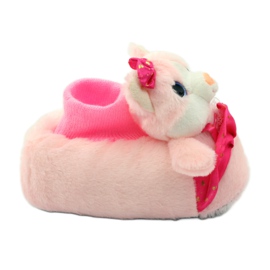 American Club Pantuflas calentitas mascotas gatitos americanos rosa