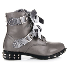 Vices Botas de trabajo con tachuelas gris