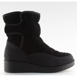 Negro Botas de nieve para mujer F176P negro