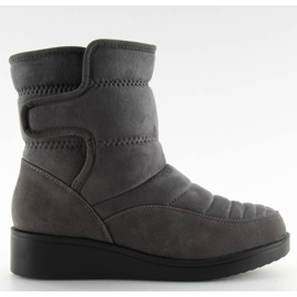 Gris Botas de nieve para mujer F176P gris