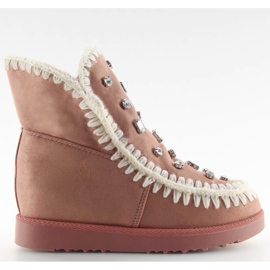 Zapatos de cuña rosa DD62P rosa