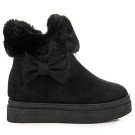 Vices Botas de nieve en la plataforma negro