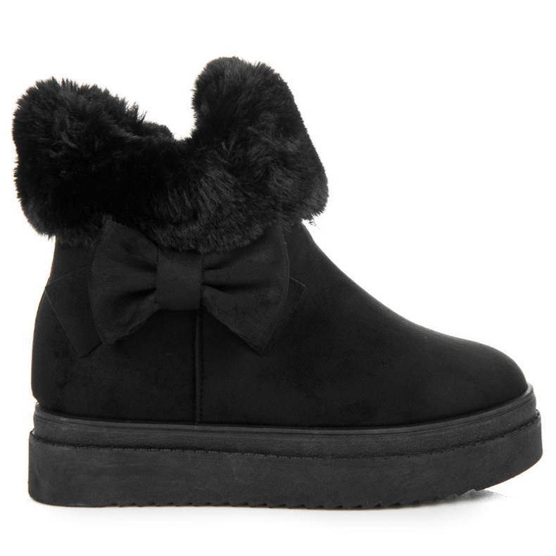Vices Botas de nieve en la plataforma negro