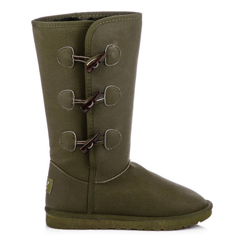 Torna Botas de nieve altas de pelo verde
