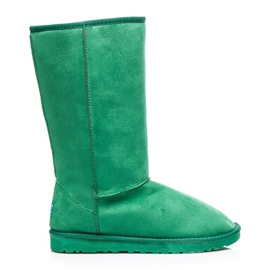 Torna botas de nieve de invierno verde