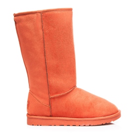 Torna botas de nieve de invierno naranja