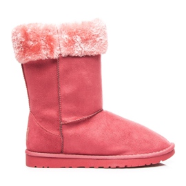 Torna Botas de nieve con pelo rosa