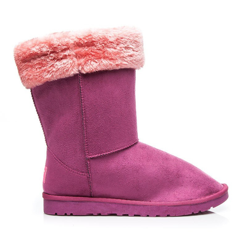Torna Botas de nieve con pelo rosado Torna Botas de nieve con pelo rosado