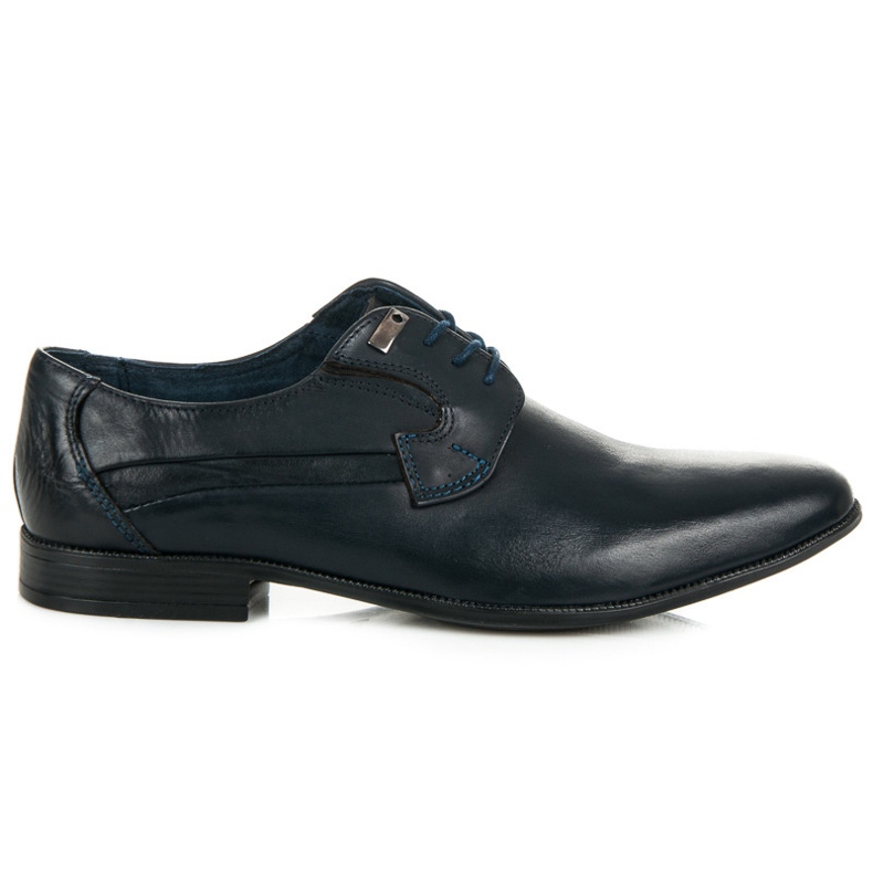 Lucca Zapatos de cuero elegantes azul