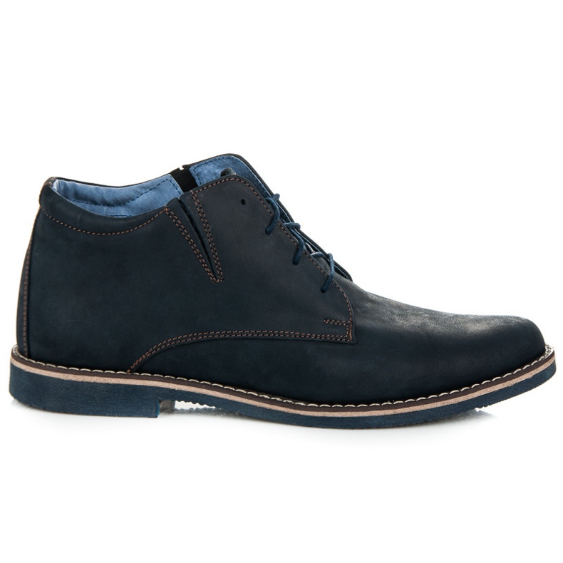 Botas lucca azul marino