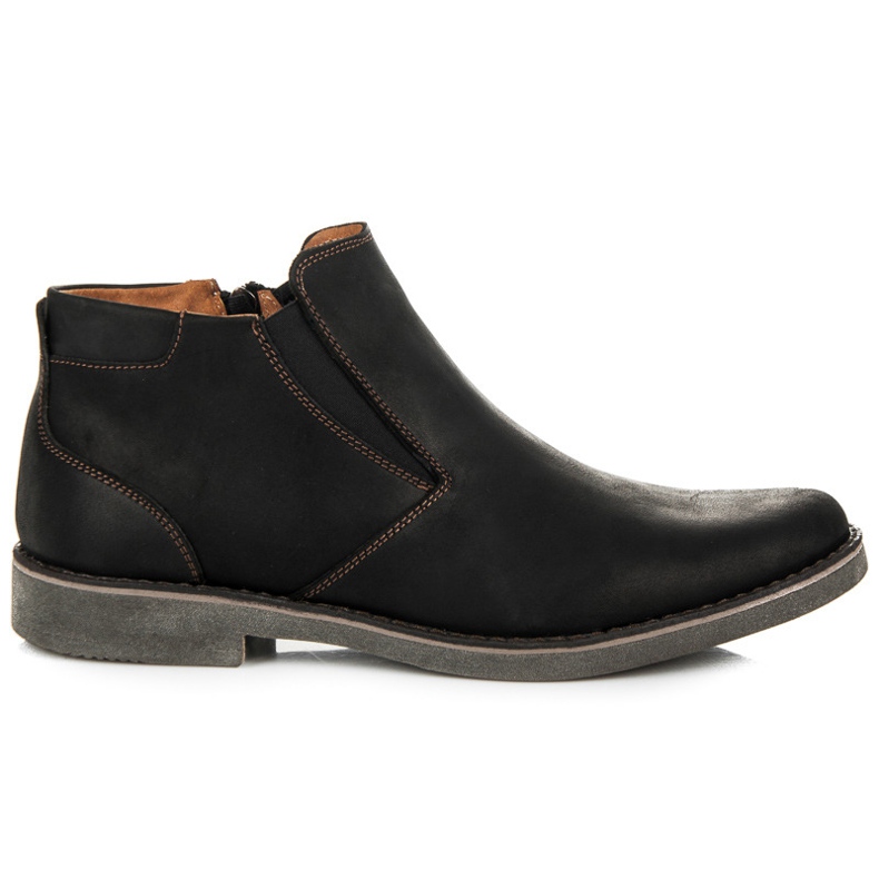 Lucca Botas de hombre Jodhpur negro