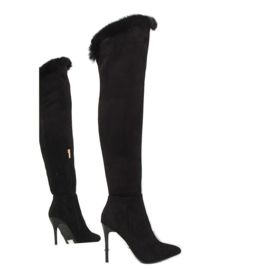 Botas mosqueteras negras SY-13 negro