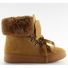 Botas de nieve de camel GF-179 camel amarillo multicolor