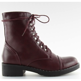 Botines botines con vino tinto burdeos multicolor rojo Botines botines con vino tinto burdeos multicolor rojo
