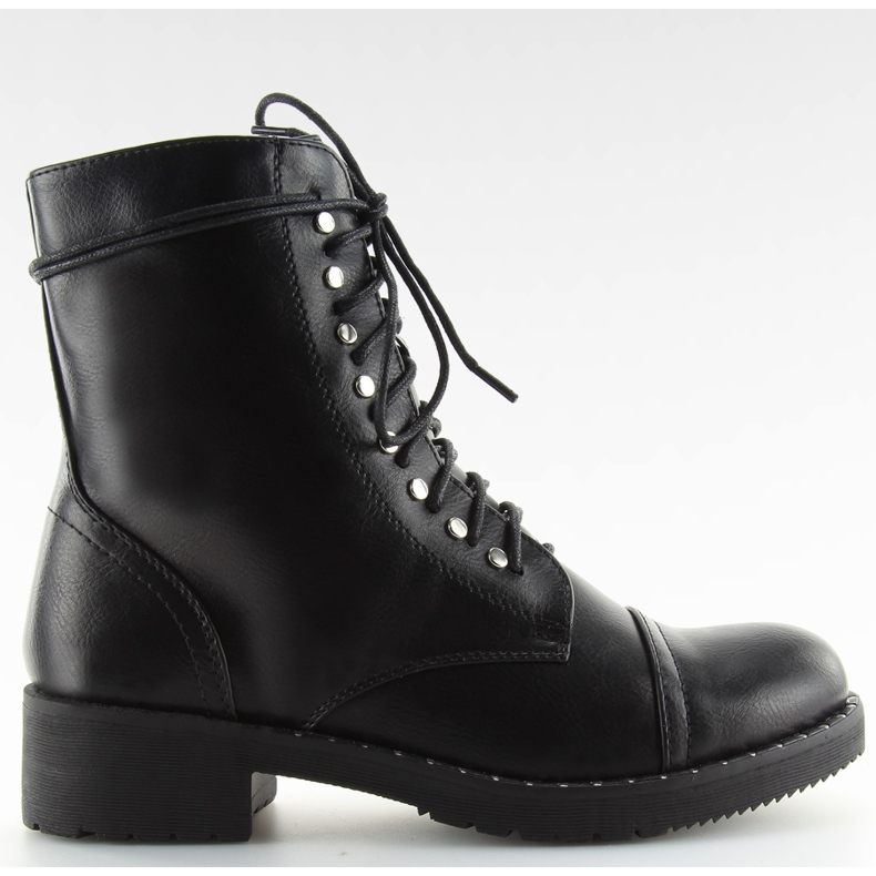 Botas negras con tachuelas negras B0-193 negras negro