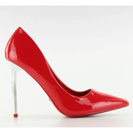 Plata Tacones rojos salón NF03 Rojo
