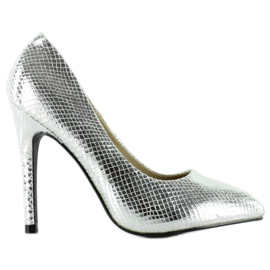 Alfileres de plata con conchas K415-5 Plata gris Alfileres de plata con conchas K415-5 Plata gris