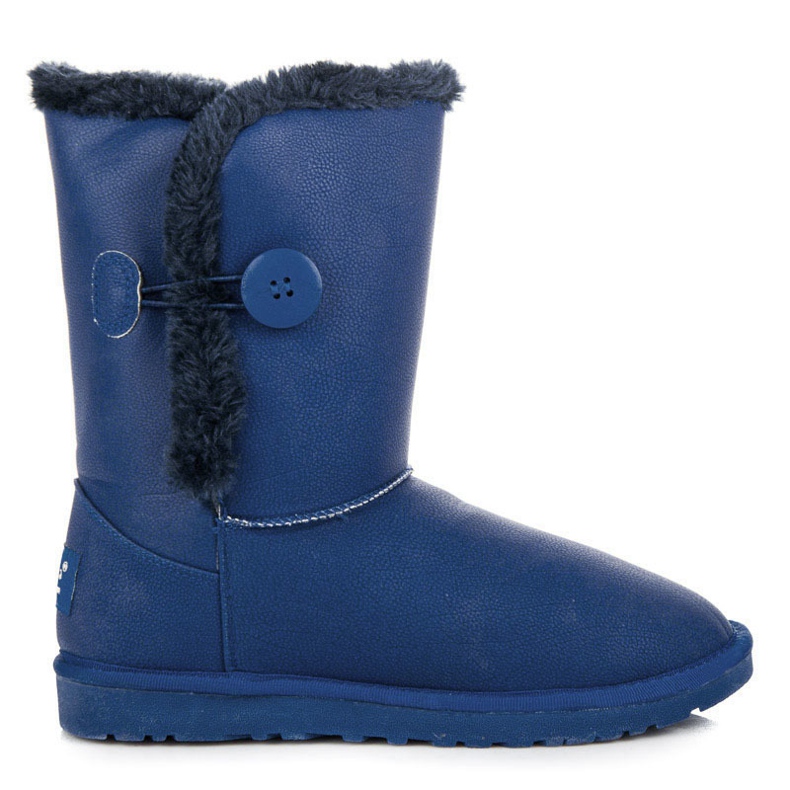 Torna Mukluki con botón azul Torna Mukluki con botón azul