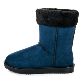 Bona Botas de nieve para mujer azul
