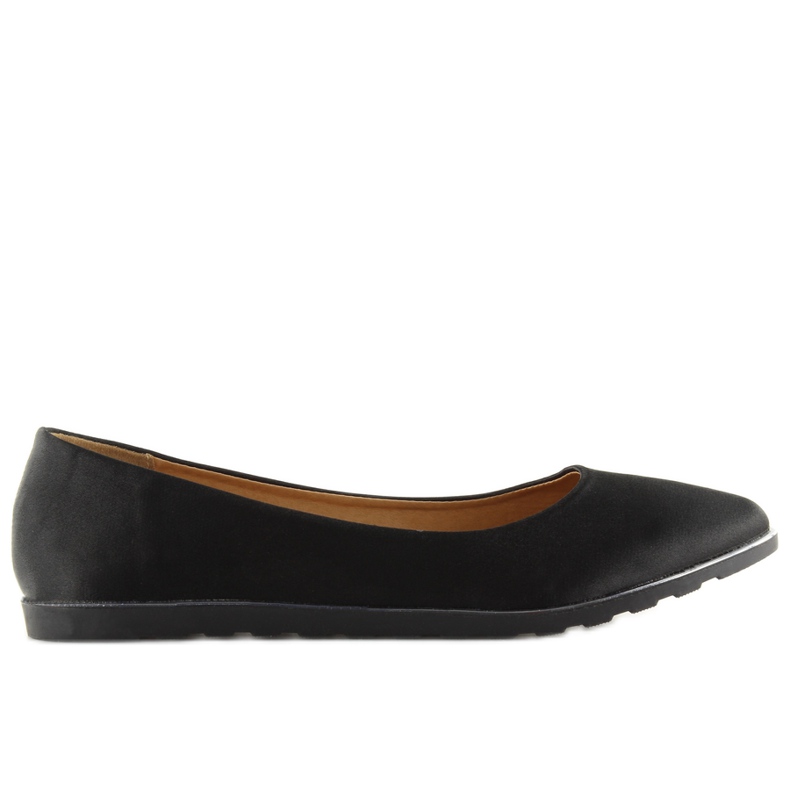 Bailarinas negras satinadas A8621 negro