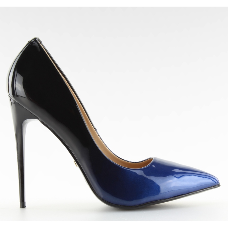 Stilettos ombre LE036P AZUL / NEGRO azul marino
