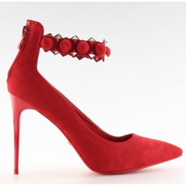 Bombas en un pasador rojo LE033P rojo
