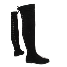 Botas de Montar Mosqueteras Negras F118 Negras negro