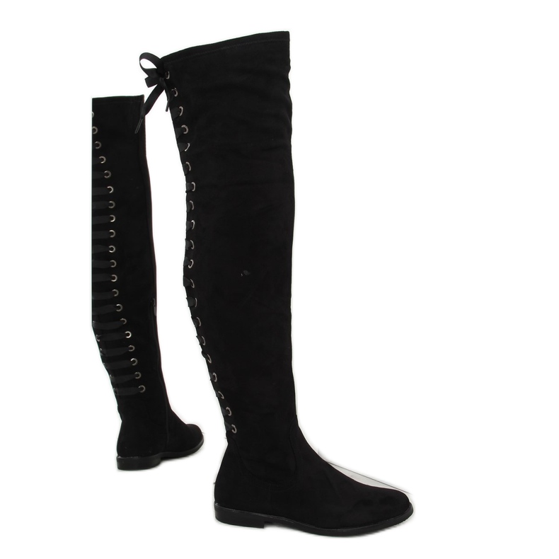 Botas de Montar Mosqueteras Negras F118 Negras negro