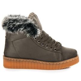 Botas Creepers Con Pelo verde Botas Creepers Con Pelo verde