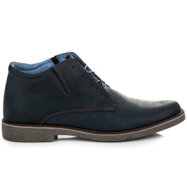 Lucca Botas hombre azul marino