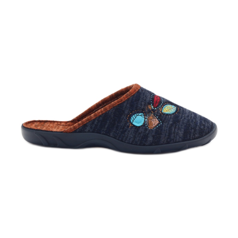Befado zapatos de mujer zapatillas 235d153 zapatillas marrón azul marino