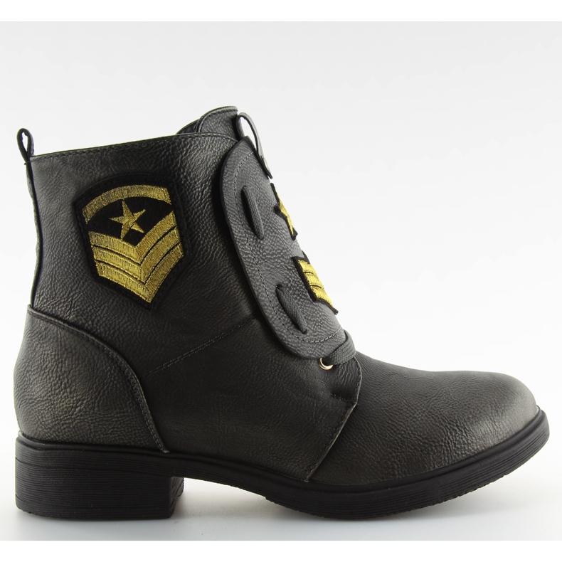 Botas de trabajo con parches grises H-4 grises.