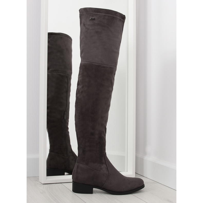 Botas mosqueteras H182 grises marrón multicolor Botas mosqueteras H182 grises marrón multicolor