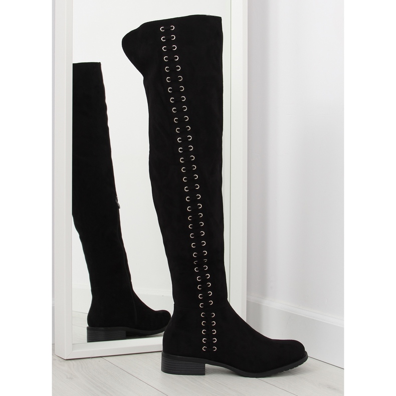 Botas mosqueteras negras E4932 negro