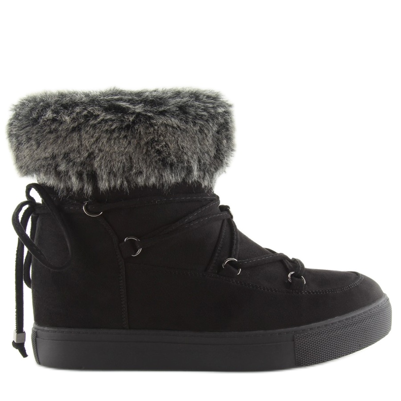 Botas de nieve negras B7582 negro Botas de nieve negras B7582 negro