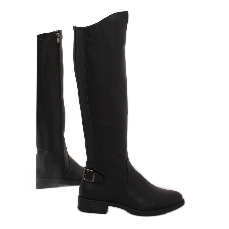 Botas negras de mujer A-3 negras negro