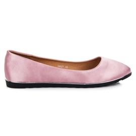 Licean Bailarinas de raso rosado