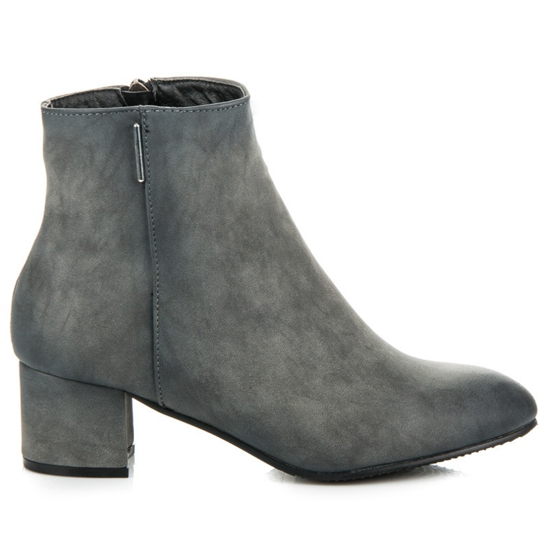 Vinceza botas de tacón bajo gris Vinceza botas de tacón bajo gris