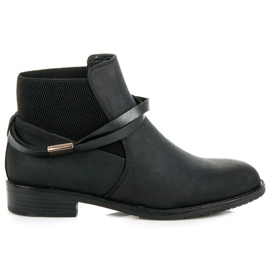 Vinceza Botas bajas Jodhpur negro
