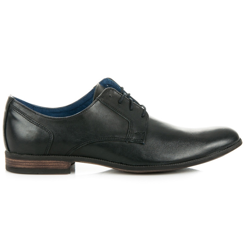 Zapatos de cuero LUCCA azul marino