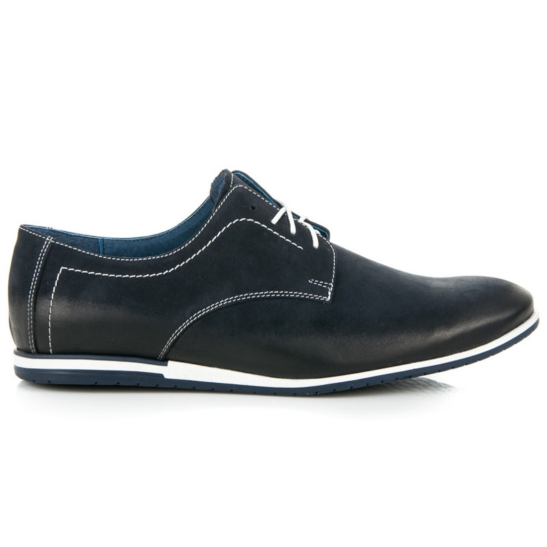 Zapatos atados de LUCCA azul marino