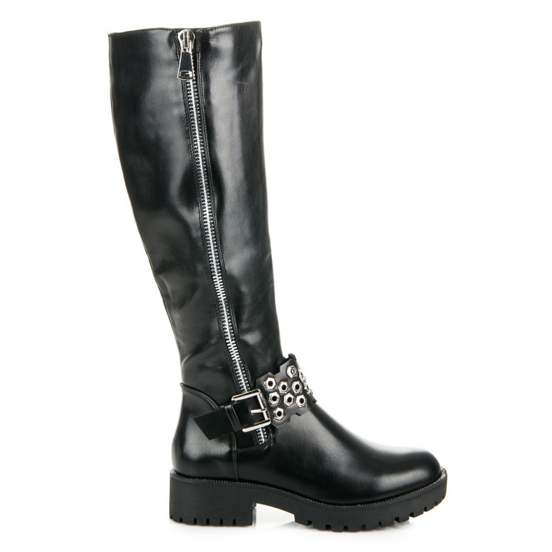 Seastar botas rockeras de mujer negro Seastar botas rockeras de mujer negro