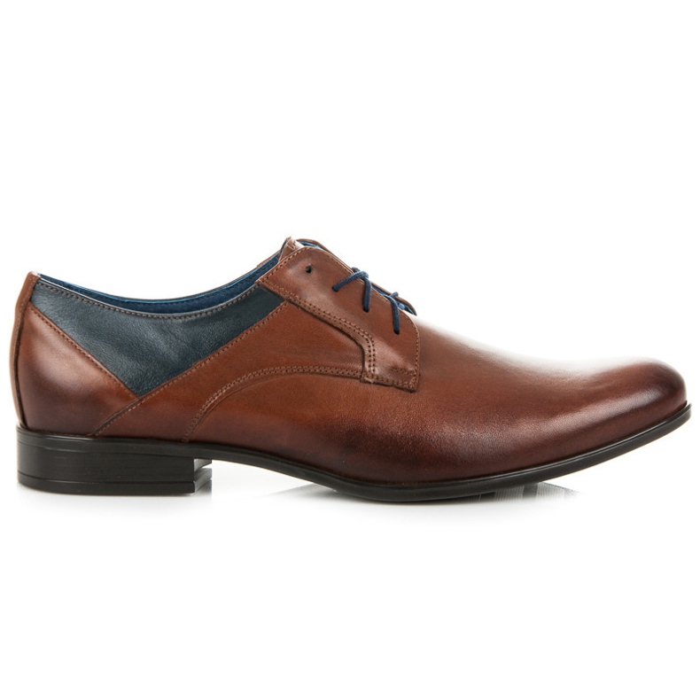 Lucca Zapatos marrones de negocios marrón azul marino