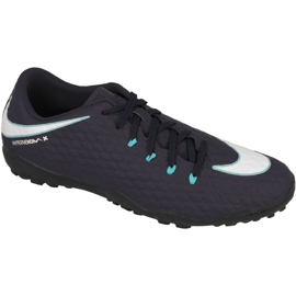 Botas de fútbol Nike Hypervenom Phelon III TF M 852562-414 azul marino azul marino