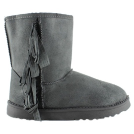 Emuses con flecos F382 Gris