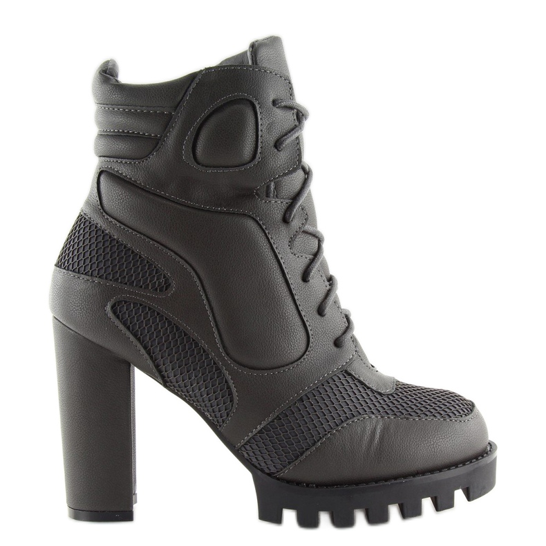 Gris Botines tacón 9132 Gris Gris Botines tacón 9132 Gris