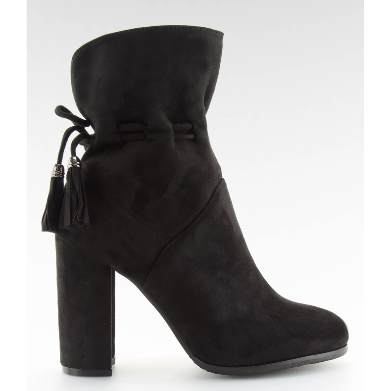 Botas negras con tacones anchos 1318 negro